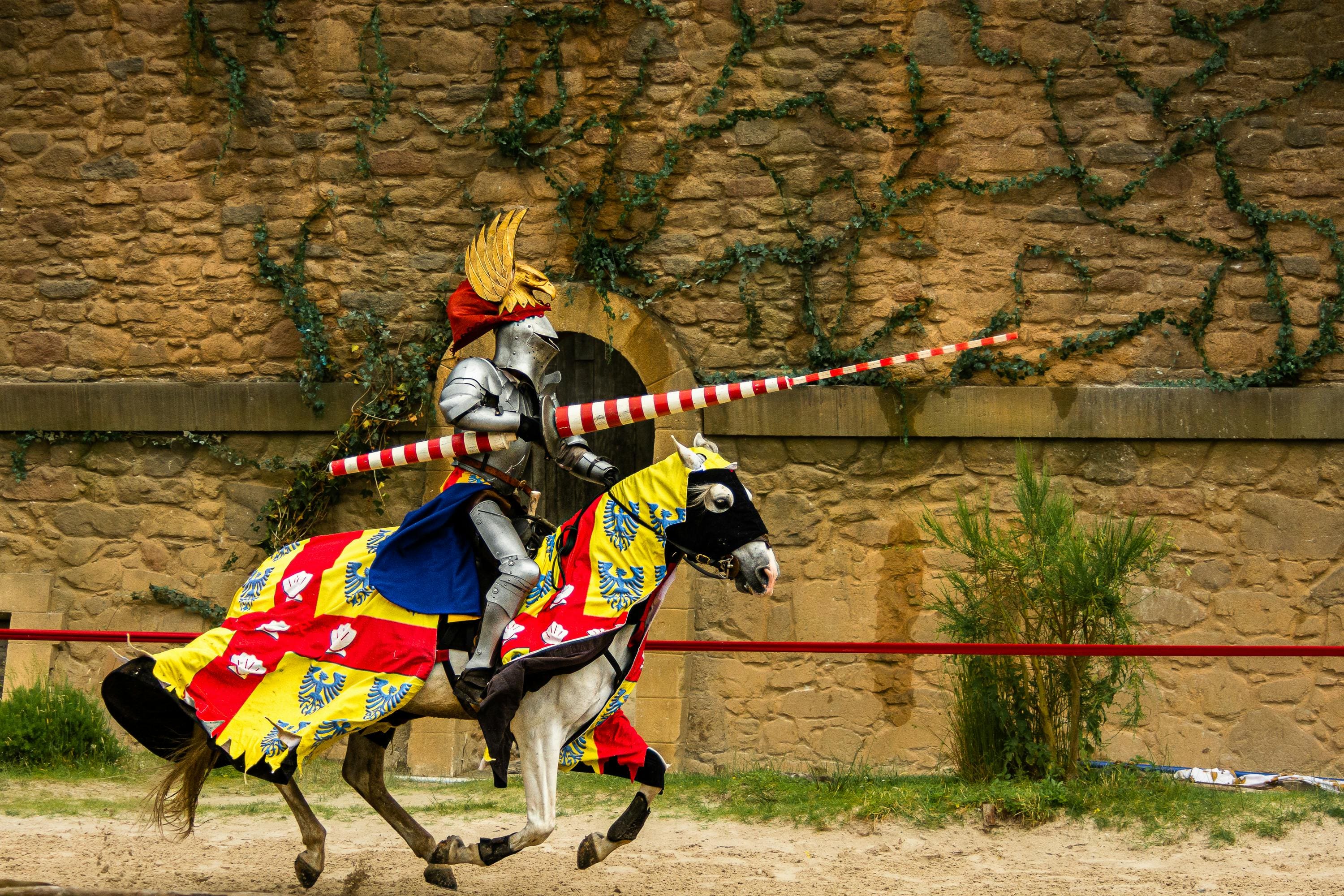 A vibrant show scene at Puy du Fou.